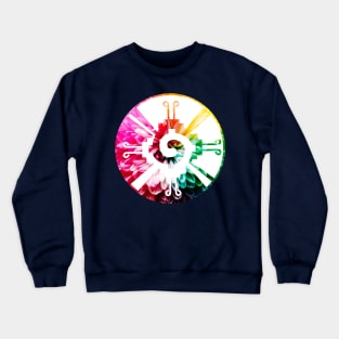 Hunab Ku Flowers Crewneck Sweatshirt